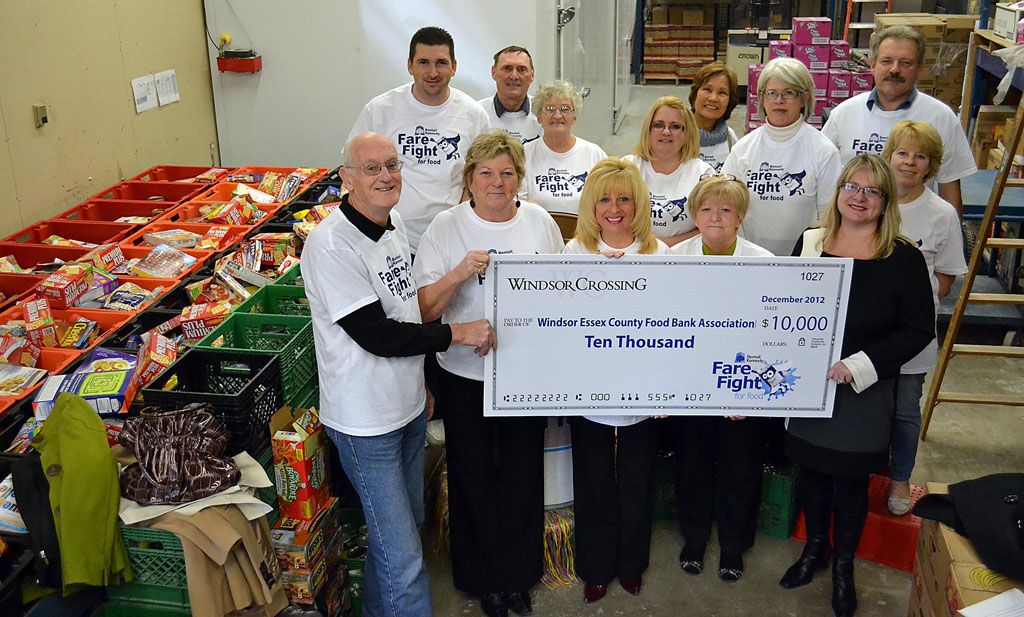 Windsor Crossing supports food banks Windsor Star