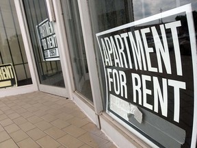 File photo of a apartment rental sign. (The Windsor Star)