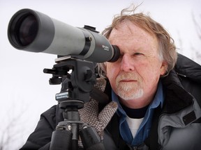 Paul Pratt searches for birds at the 2010 Christmas Bird Count in LaSalle  December. 27, 2010. (Windsor Star files)