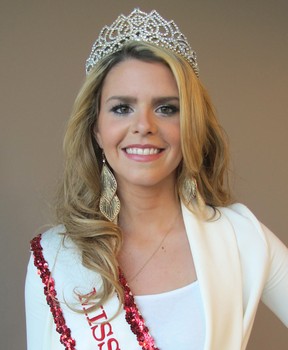 Jaclyn Miles, Miss Canada 2012, is shown in The Windsor Star's newsroom on Dec. 13, 2012. The 24-year-old Amherstburg native will lead the Winter Fest Windsor parade on Dec. 15. (Rob Gurdebeke / The Windsor Star)