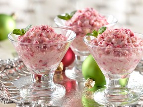 This recipe for Mini Apple and Cranberry Desserts is a great make-ahead item for a holiday brunch. (Courtesy of Foodland Ontario)