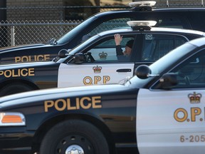OPP cruisers are seen in this file photo.  (DAN JANISSE/The Windsor Star)
