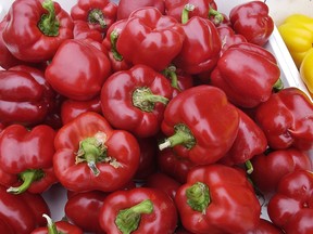 Red peppers from Essex County greenhouses.(Postmedia News files)