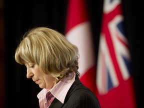 Education Minister Laurel Broten told the Citizen she will use the powers bestowed upon her in Bill 115 to impose a new contract and end the months-long impasse if the sides don’t reach a deal. (Peter J. Thompson/National Post)