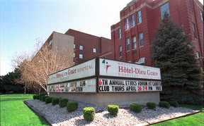 Hotel Dieu Grace Hospital. (Windsor Star files)