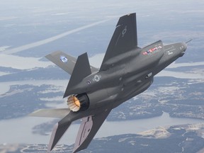 A Lockheed-Martin F-35 jet fighter. (HANDOUT: Lockheed-Martin/The Windsor Star)