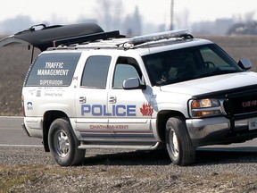 A Chatham-Kent police cruiser is pictured in this file photo.