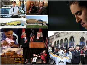 Multi-picture illustration of the top news stories for 2012 as selected by The Windsor Star.