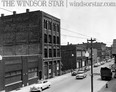 June 1953-The site of Windsor's first civic centre will rise at the corner of Sandwich St. and Dougall at the site of the former Windsor tent and Awning which will be demolished. (The Windsor Star-FILE)