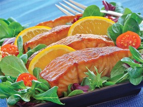 Salmon is a healthy, calcium-rich addition to your diet.