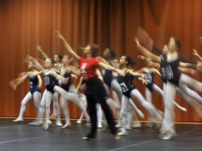 Auditions for the full-time Professional Ballet Program at the National Arts Centre in Ottawa.(Bruno Schlumberger/Postmedia News)