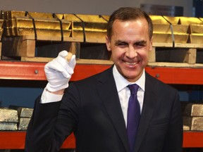 Bank of Canada Governor Mark Carney   in the Royal Canadian Mint's Gold Refinery Vault. (Postmedia News files)