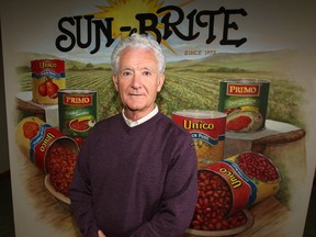 In this file photo, Onorio (Henry) Iacobelli of Sun-Brite Foods talks about changes to regulations for packaged foods,  January 17, 2013. (NICK BRANCACCIO/The Windsor Star)