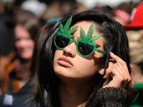 Thousands attended Vancouver's annual 4/20 marijuana freedom rally at the Vancouver Art Gallery in Vancouver, B.C., April 20, 2012. (Arlen Redekop photo/ PNG) (