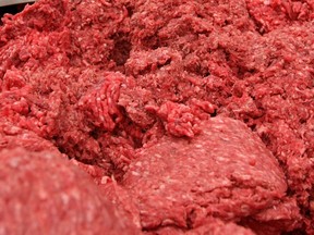 Ground beef is seen in this file photo. (Photo by Justin Sullivan/Getty Images)