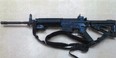 This image provided by the Fontana Unified School District Police shows a Colt LE6940 semiautomatic rifle, one of 14 purchased by the Fontana Unified School District to help provide security for the school, in California. The weapons, which cost $1,000 each, are high-powered weapons that are accurate at longer range and can pierce body armor. (AP Photo/FUSD Police)