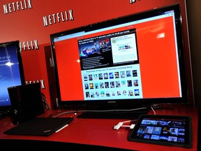 A Netflix display is seen in this file photo. (Gareth Cattermole/Getty Images)