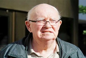 In this file photo, Father John Kenneth O’Keefe leaves an Ottawa courtroom in September, 2012. On Thursday, Jan. 24, 2013, the retired priest who taught at various high schools in the Ottawa region, including Assumption in Windsor,  has pleaded guilty for the second time in a year to sexually assaulting a teen boy in his care.
(Photograph by: Mike Carroccetto , The Ottawa Citizen)