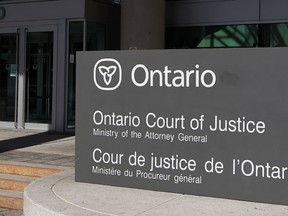 A file image of the Ontario Court of Justice building in Windsor, Ontario. (The Windsor Star)