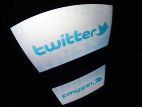 The "Twitter" logo on a tablet screen. (AFP PHOTO / LIONEL BONAVENTURELIONEL BONAVENTURE/AFP/Getty Images)