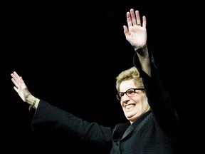 Kathleen Wynne's celebrates her victory and making her the first women Premier at the Ontario Liberal Leadership convention in Toronto on Saturday, January 26, 2013. THE CANADIAN PRESS/Nathan Denette