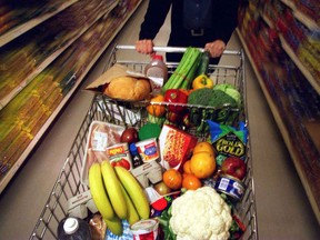 A basket full of groceries. (Postmedia News files)
