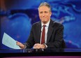 File photo shows television host Jon Stewart during a taping of "The Daily Show with Jon Stewart" in New York on Nov. 30, 2011. (Associated Press files)