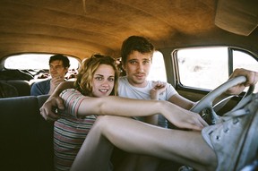 Sam Riley (back), Kristen Stewart and Garrett Hedlund star in the film adaptation of Jack Kerouac's classic book "On the Road." THE CANADIAN PRESS/HO-Alliance Films-Gregory Smith
