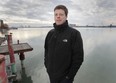 Prof. Aaron Fisk is a researcher at the Great Lakes Institute, shown here on Jan. 10, 2013, near the Detroit river in Windsor. (DAN JANISSE/The Windsor Star