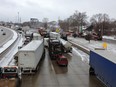 A multi-vehicle accident on southbound I-75, killed three people, including two children from the Windsor area, on Jan. 31, 2013 in Detroit. White-out conditions were blamed for the crash. (Associated Press files)