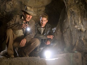 Harrison Ford, left, and Shia Labeouf appear in 2008's Indiana Jones and the Kingdom of the Crystal Skull, which will be shown as part of the Great Digital Film Fest at Devonshire Mall cinemas. (David James / Lucasfilms)