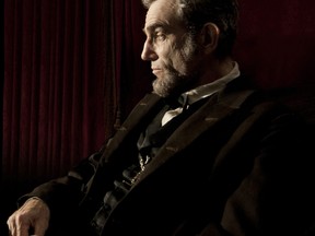 Daniel Day-Lewis portraying Abraham Lincoln in the film Lincoln. (AP Photo/DreamWorks, Twentieth Century Fox, David James)