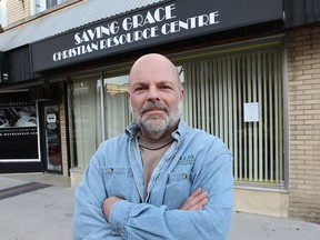 Denis Renaud is pictured at the Saving Grace drop-in centre in downtown Windsor, Ont. The shelter for the homeless has struggled to make it over his first year. Renaud still hopes to open a small residential substance-abuse program in the new year. (DAN JANISSE/The Windsor Star)