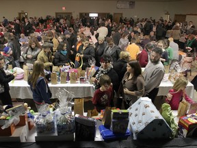 A fundraising event was held Thursday, Feb. 7, 2013, in Windsor for the family of Aidan Hicks, 7, who died in a multi-vehicle crash on I-75 in Detroit last week. Another fundraiser will be held Marc 2 in Amherstburg. (DAN JANISSE/The Windsor Star)