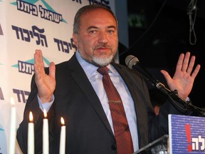 In this file photo, former Israel Minister for Foreign Affairs Avigdor Lieberman said that peace with the Palestinians is 'impossible.' (AFP/Getty Images)