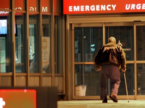 Hotel-Dieu Grace Hospital Emergency Room entrance on Goyeau Street is pictured in this 2010 file photo. (NICK BRANCACCIO/The Windsor Star)