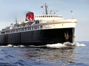 In Ludington, Mich., on Lake Michigan, The Badger is one of two car/truck ferries which run between Ludington and Manitowoc Wisconsin. (Goodgle Image)