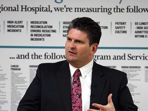 Files: Windsor Regional Hospital CEO David Musyj at a news conference Feb. 2013. (Windsor Star files)