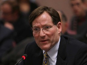 In this file photo,  Dr. Gary Kirk, associate medical officer of health and CEO Windsor Essex County Health Unit, speaks a debate at city hall in Windsor on Monday, January 28, 2013.        (TYLER BROWNBRIDGE / The Windsor Star)