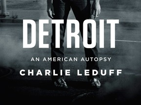 This book cover image released by The Penguin Press shows, "Detroit: An American Autopsy," by Charlie Leduff. (AP Photo/The Penguin Press)