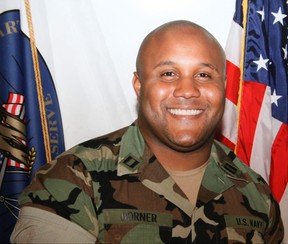 This undated photo released by the Los Angeles Police Department shows suspect Christopher Dorner, a former Los Angeles officer. Dorner, who was fired from the LAPD in 2008 for making false statements, is linked to a weekend killing in which one of the victims was the daughter of a former police captain who had represented him during the disciplinary hearing. Authorities believe Dorner opened fire early Thursday on police in cities east of Los Angeles, killing an officer and wounding another. Police issued a statewide "officer safety warning" and police were sent to protect people named in the posting that was believed to be written by Dorner. (AP Photo/Los Angeles Police Department)