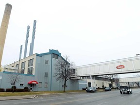 The Heinz plant in Leamington, Ontario is pictured on Thursday, February 14, 2013. Warren Buffett's Berkshire Hathaway and Brazilian 3G Investments purchased the Heinz company for $28 billion.          (TYLER BROWNBRIDGE / The Windsor Star)