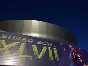 A general view of the Mercedes-Benz Superdome prior to Super Bowl XLVII between the San Francisco 49ers and the Baltimore Ravens on February 3, 2013 in New Orleans, Louisiana.  (Photo by Al Bello/Getty Images)