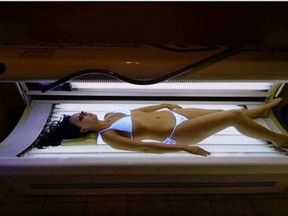Using tanning equipment before age 35 has been found to increase risk of skin cancer, according to the International Agency for Research on Cancer.
(Jason Payne , Postmedia News)