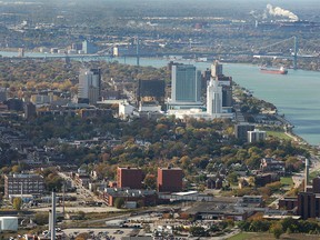 Aerial view of downtown Windsor. (The Windsor Star-Dan Janisse)