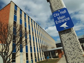 Windsor City hall is pictured in Windsor on Monday, February 25, 2013. Plans for a new building are being considered.               (TYLER BROWNBRIDGE / The Windsor Star)