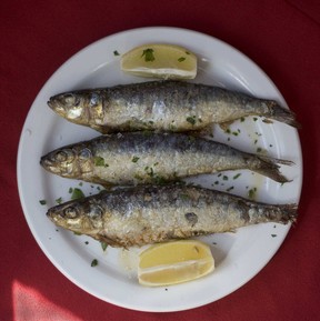 They aren't pretty, but sardines are an excellent source of Omega 6 fatty acids and provide "good" fat for the body.