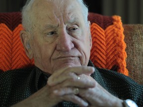 Portrait of Eugene Whelan for story on his 88th birthday. July 10, 2012. (Jason Kryk/The Windsor Star files)