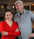 Green Bean Cafe owners Ben Davidson (R) and his wife Michelle (L) are shown at the cafe's current location at 2320 Wyandotte St. W. The Green Bean Cafe will open a second location in late March in The Windsor Star's new home at 300 Ouellette Ave. (Dax Melmer / The Windsor Star)