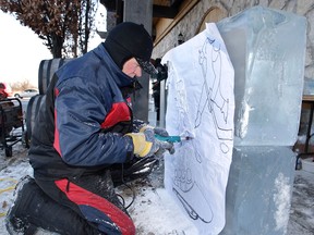 Ice carvers, such as Andreas Erdmann in 2010, will once again be on display at this year's Festival of Ice on Feb.9-10 in Harrow. (Windsor Star files)